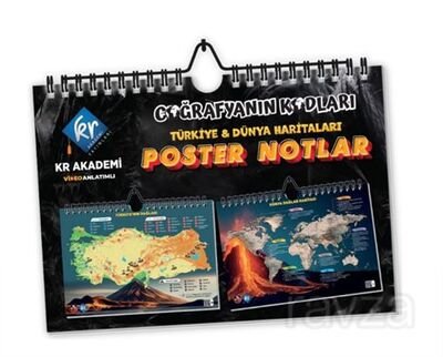 Coğrafyanın Kodları Türkiye ve Dünya Duvar Haritaları Poster Notlar - 1