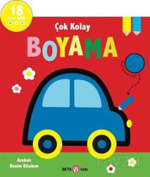 Çok Kolay Boyama - Arabalı Resim Kitabım - Beta Kids