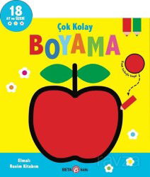 Çok Kolay Boyama - Elmalı Resim Kitabım - Beta Kids