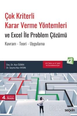 Çok Kriterli Karar Verme Yöntemleri ve Excel ile Problem Çözümü - 1