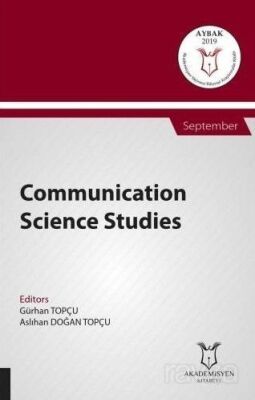 Communication Science Studies (AYBAK 2019 Eylül) - 1