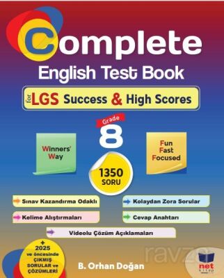 Complete English Test Book for LGS Success - Net Kitap