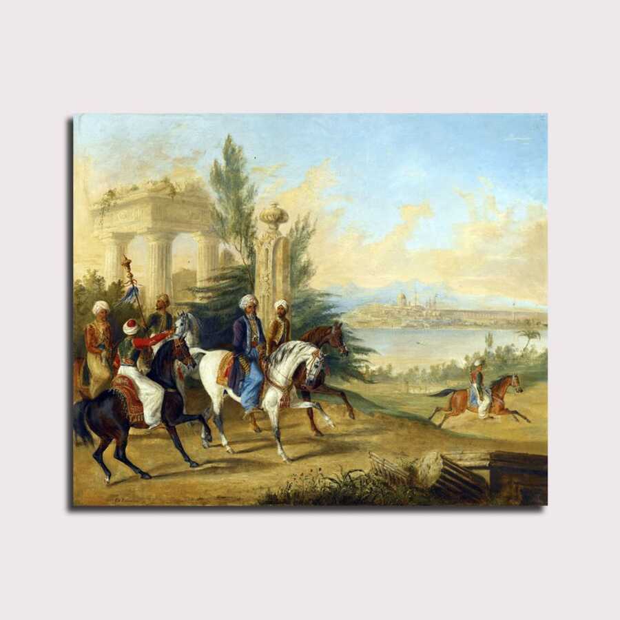 Constantınople’den Önce George Henry Laporte Noblemen Tablo |60 X 80 cm| - 1