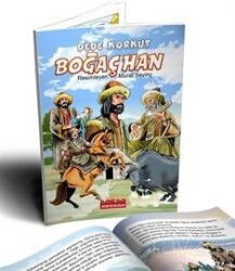 Dede Korkut Hikayeleri Boğaçhan (Renkli Resimli 1. ve 2. Sınıflara - 6+Yaş) - Bordo Ressam