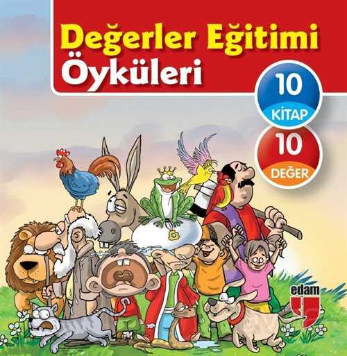 Değerler Eğitimi Öyküleri (10 Kitap) - Edam Yayınları