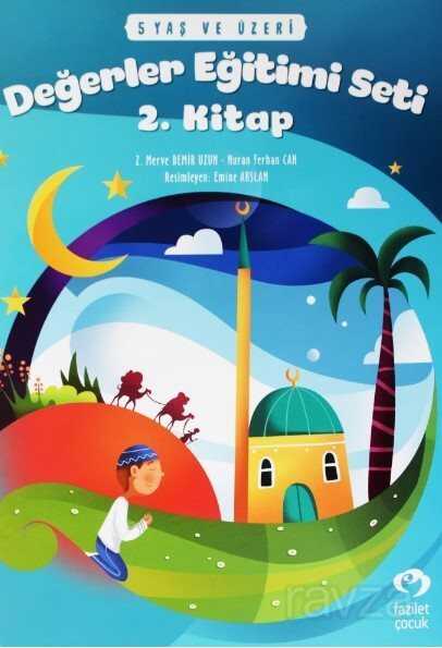 Değerler Eğitimi Seti 2. Kitap Stickerli (5 Yaş ve Üzeri) - Fazilet Çocuk Yayınları