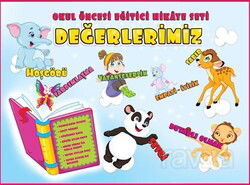 Değerlerimiz Okul Öncesi Eğitici Hikaye Seti (15 Kitap) - Pembe Patikler