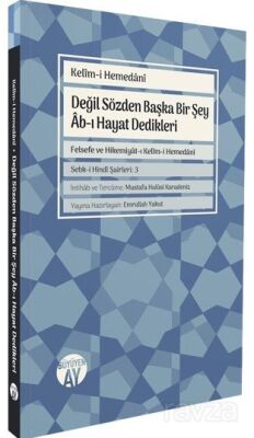 Değil Sözden Başka Bir Şey Ab-ı Hayat Dedikleri - 1