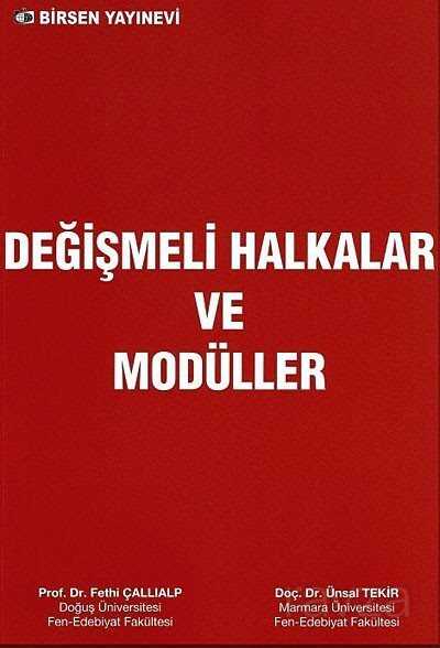 Değişmeli Halkalar ve Modüller - Birsen Yayınevi