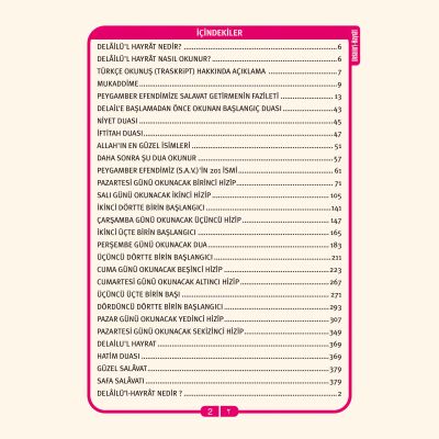Delailül Hayrat Rahleboy Transkriptli Türkçe Okunus Türkçe Meal Arapça Metin - 4