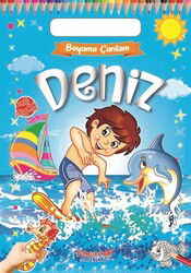 Deniz / Boyama Çantam 7 - Yumurcak Yayınları