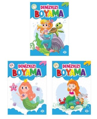 Denizkızı Boyama Seti (3 Kitap Takım) - 1