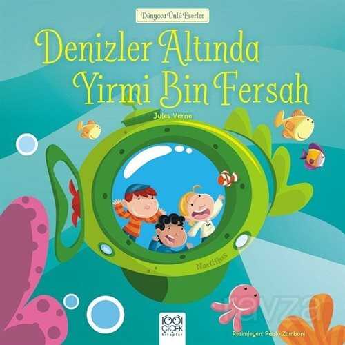 Denizler Altında Yirmi Bin Fersah / Dünyaca Ünlü Eserler - 1001 Çiçek Kitaplar