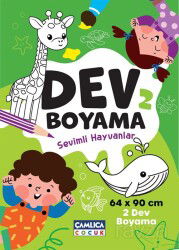 Dev Boyama 2 (Sevimli Hayvanlar) - Çamlıca Çocuk Yayınları
