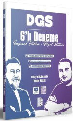 DGS 6 lı Deneme - Benim Hocam Yayınları