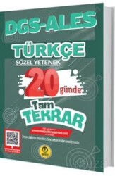 DGS ALES Türkçe 20 Günde Tam Tekrar Soru Bankası - Tasarı Yayıncılık