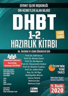 DHBT 1-2 Hazırlık Kitabı İHL ve Önlisans Öğrencileri İçin - 1