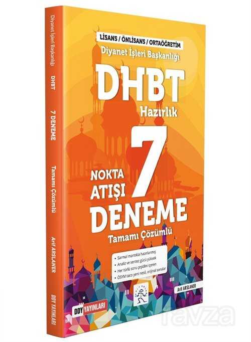 Dhbt tüm adaylar nokta atışı tamamı çözümlü 7 deneme - DDY Yayınları