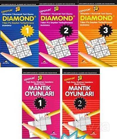 Diamond Zeka Oyunları Dizisi Dünya Beyin Olimpiyatları (5 Kitap) - 1