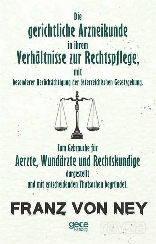 Die Gerichtliche Arzneikunde In Ihrem Verhaltnisse Zur Rechtspflege - 1