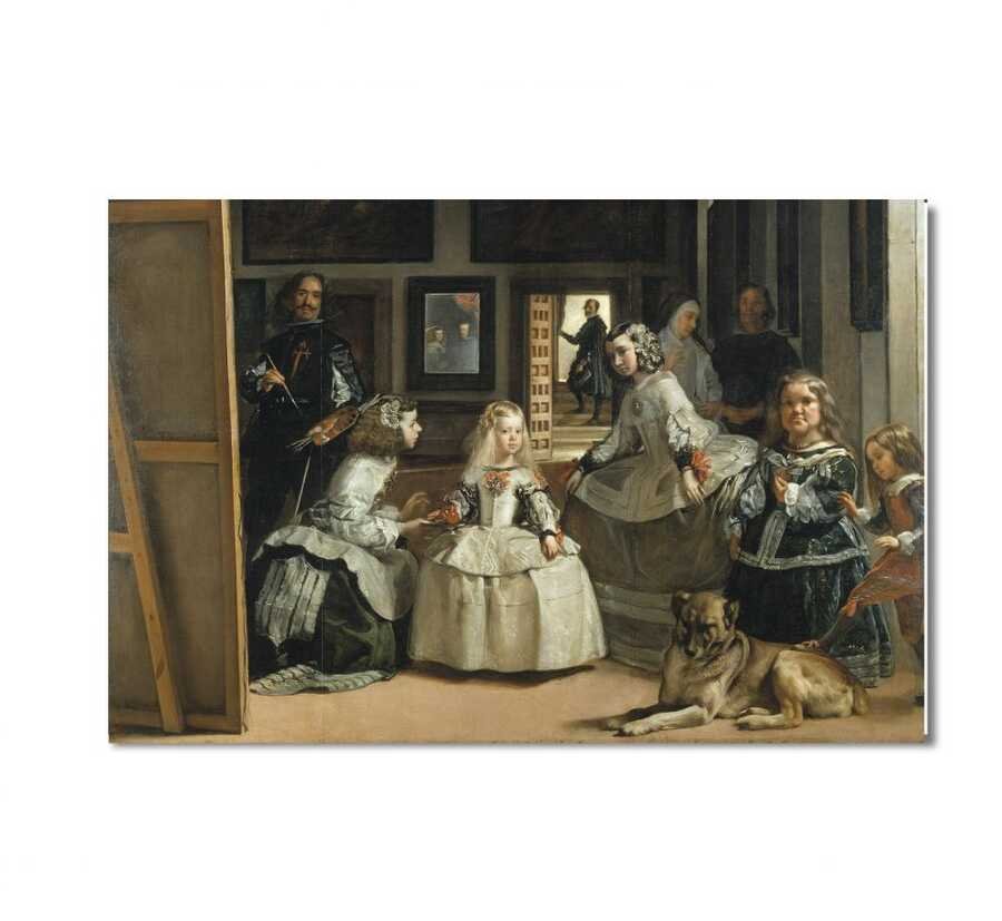 Diego Velázquez - Las Meninas Tablo |60 X 80 cm| - 1