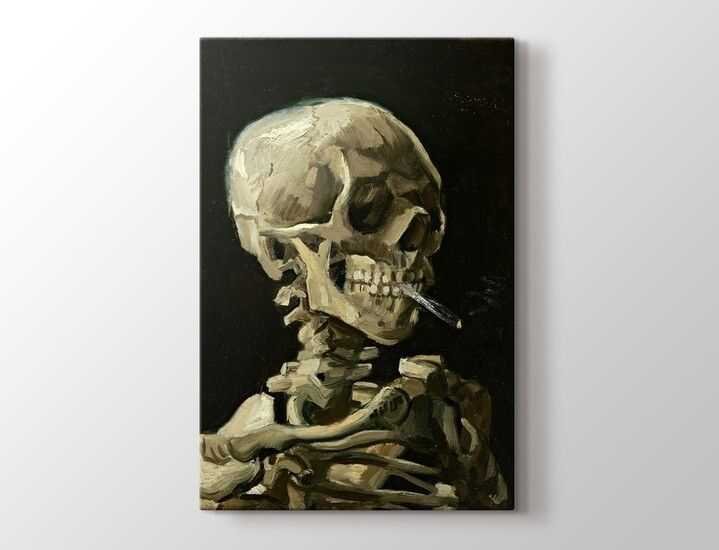 Vincent van Gogh - Head of a Skeleton with a Burning Cigarette |50 X 70 cm| - 1