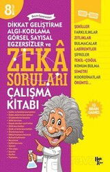 Dikkat Geliştirme, Algı-Kodlama, Görsel Sayısal, Egzersizler ve Zeka Soruları 8 - Halk Kitabevi