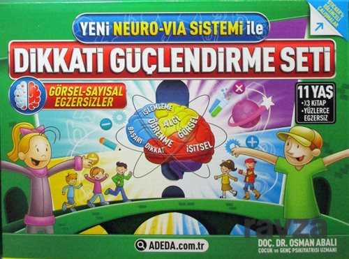 Dikkati Güçlendirme Seti (5. Sınıf) 11 Yaş (3 Kitap Takım) - Adeda Yayıncılık