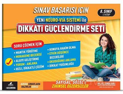 Dikkati Güçlendirme Seti (8. Sınıf 14 Yaş) - Adeda Yayıncılık