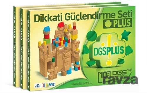 Dikkati Güçlendirme Seti Plus 10 Yaş (3 Kitap - Ahşap Materyaller Hariç) - 1