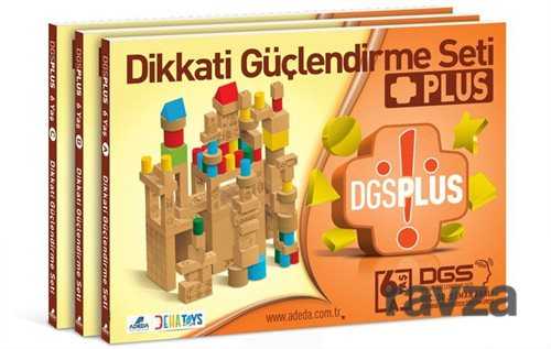 Dikkati Güçlendirme Seti Plus 6 Yaş (3 Kitap - Ahşap Materyaller Hariç) - 1