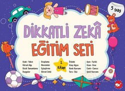 Dikkatli Zeka Eğitim Seti 1. Kitap (5 Yaş) - Beyaz Balina Yayınları