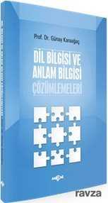 Dil Bilgisi ve Anlam Bilgisi Çözümlemeleri - Akçağ Yayınları