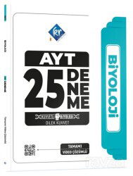 Dilek Hoca Kuvvetli Biyoloji AYT Biyoloji Video Çözümlü 25 Deneme - KR Eğitim Yayınları