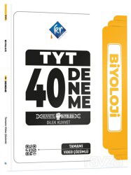Dilek Hoca Kuvvetli Biyoloji TYT Biyoloji Video Çözümlü 40 Deneme - KR Eğitim Yayınları