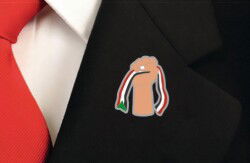 Diren Filistin Islami Pin Bros Metal Yaka Rozeti - Hobbi Tasarim