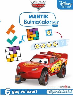 Disney Eğitsel Arabalar Çıkartmalı Mantık Bulmacaları - 1