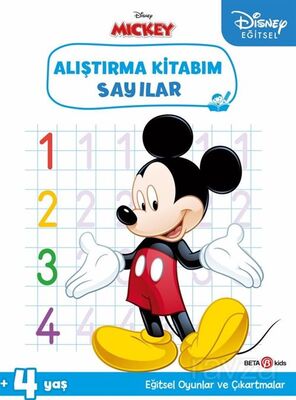 Disney Eğitsel Çıkartmalı Mickey Alıştırma Kitabım Sayılar - 1