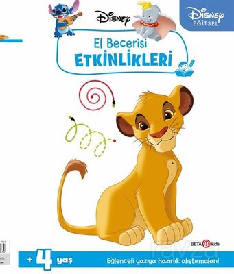 Disney Eğitsel Simba El Becerisi Etkinlikleri Yazıya Hazırlık - 1