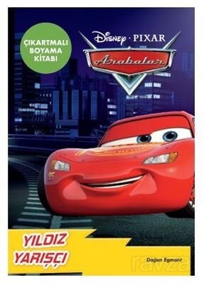 Disney Pixar Arabalar Yıldız Yarışçı Çıkartmalı Boyama Kitabı - 1