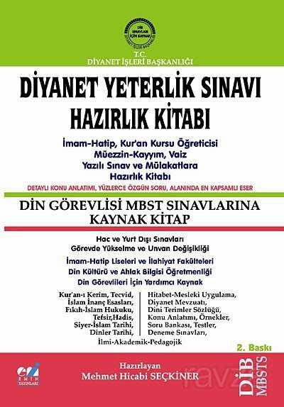 Diyanet Yeterlik Sınavı Hazırlık Kitabı - Emin Yayınları (Bursa)