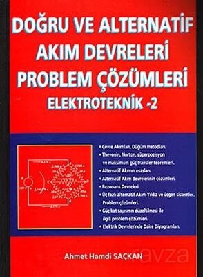 Doğru ve Alternatif Akım Devreleri Problem Çözümleri Elektroteknik 2 - 1