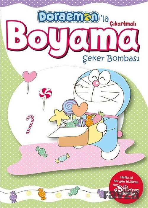 Doraemon'la Çıkartmalı Boyama - Şeker Bombası - 1