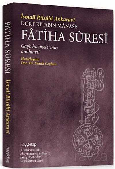 Dört Kitabın Manası: Fatiha Suresi - Hayy Kitap