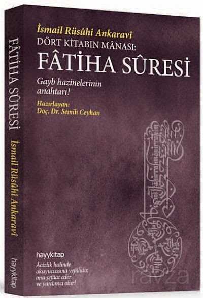 Dört Kitabın Manası: Fatiha Suresi - 1