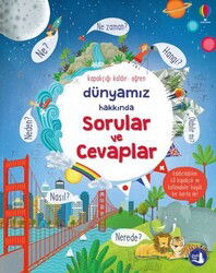 Dünyamız Hakkında Sorular ve Cevaplar (Hareketli Karton Kitap) (Ciltli) - Büyülü Fener