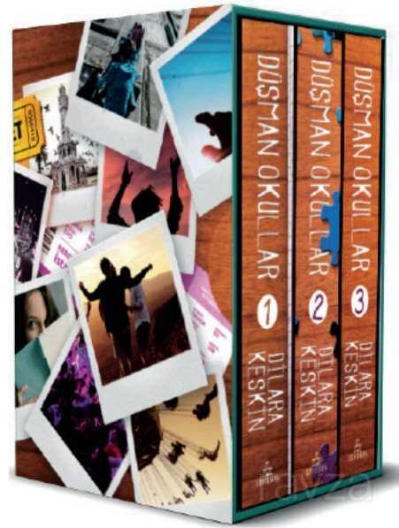 Düşman Okullar Seti (Karton Kapak) (3 Kitap) - Ephesus Yayınları