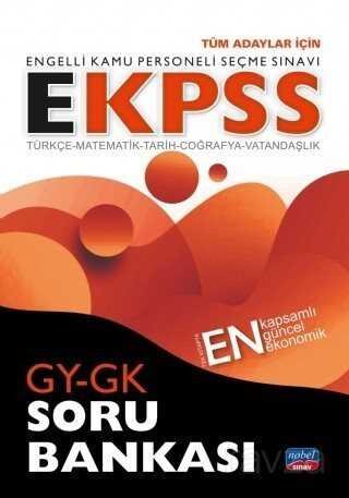 E-KPSS Genel Yetenek Genel Kültür Soru Bankası Türkçe-Matematik-Tarih-Coğrafya-Vatandaşlık - 1