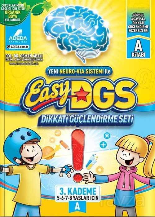 Easy DGS Dikkati Güçlendirme Seti 3. Kademe 5-6-7-8 Yaş A - Adeda Yayıncılık