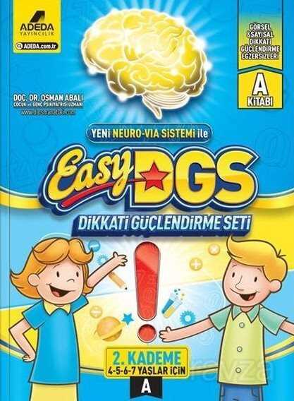 Easy Dikkati Güçlendirme Seti 2. Kademe 4-5-6-7 Yaş İçin A - Adeda Yayıncılık